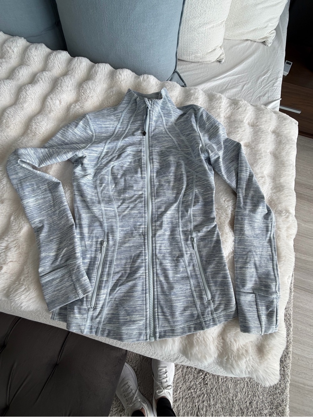 Lululemon blue and white Women's Full-Zip Performance Jacket